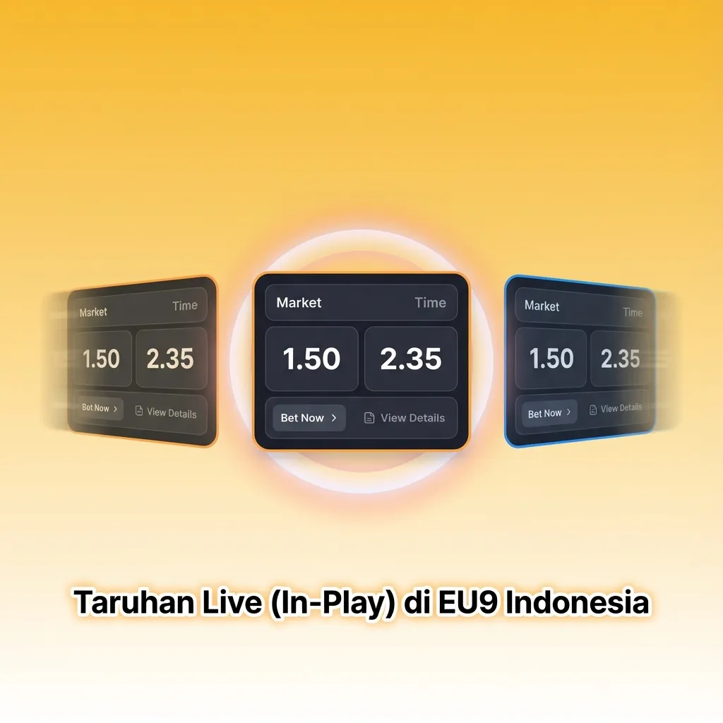 Taruhan Live (In-Play) di EU9 Indonesia